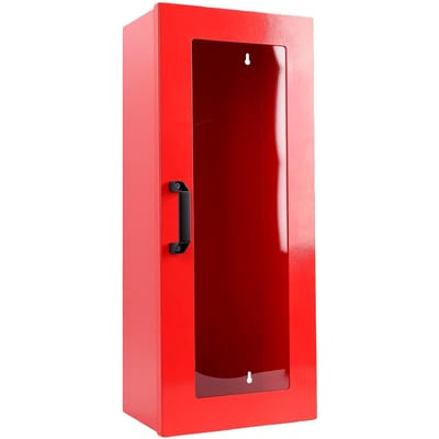 Armoire Extincteur 10lb Rouge Boîte de Fixation pour Extincteur pour Couloirs Patios Écoles