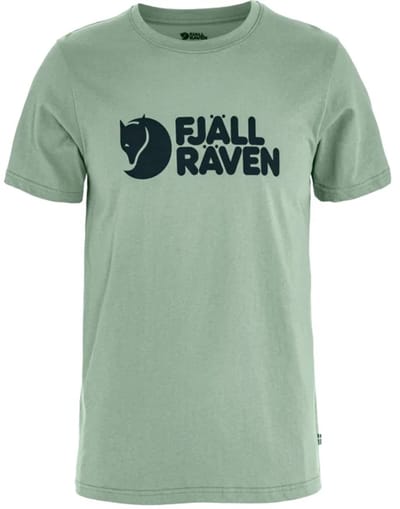 Fjällräven Logo T-shirt Met Korte Mouwen Groen XL Man