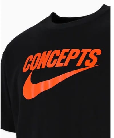 Nike SB x Concepts Skateshirt - T-shirt - Maat S - Zwart / Zwart - Sportswear - Training - Unisex T-shirt