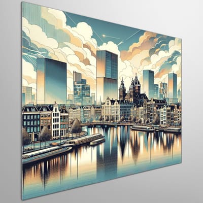 Kunstprint | Wanddecoratie | Dibond | 80 × 80 cm