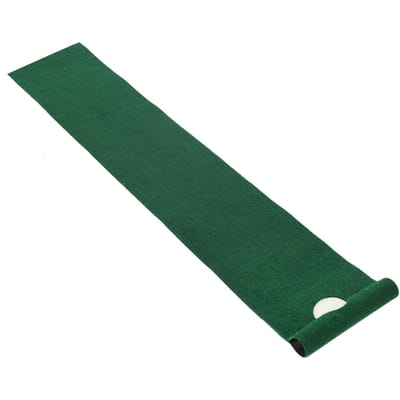 Tapis de putter de golf d'intérieur Vert Tapis d'entraînement Équipement Gazon d'entraînement au putting blue
