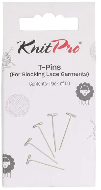 KnitPro T-pins - spelden - 50 stuks - blocken - haken - breien