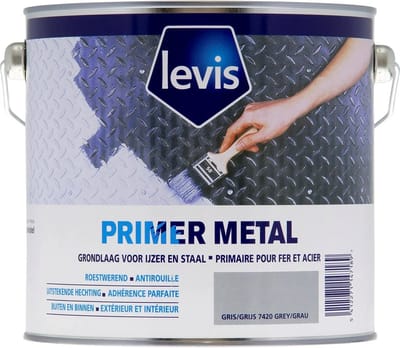 Levis Primer - Metal - Mat - Wit - 2,5L