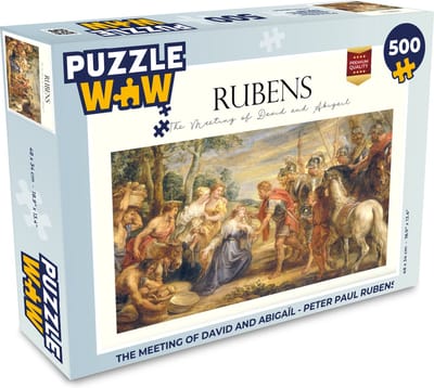 Puzzel The meeting of David and Abigaïl - Peter Paul Rubens - Legpuzzel - Puzzel 500 stukjes