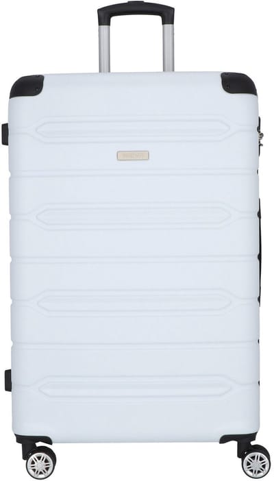 NOWI Rhodos 4 wielen Trolley 75 cm - Harde bagage - Combinatieslot - weiss-sz