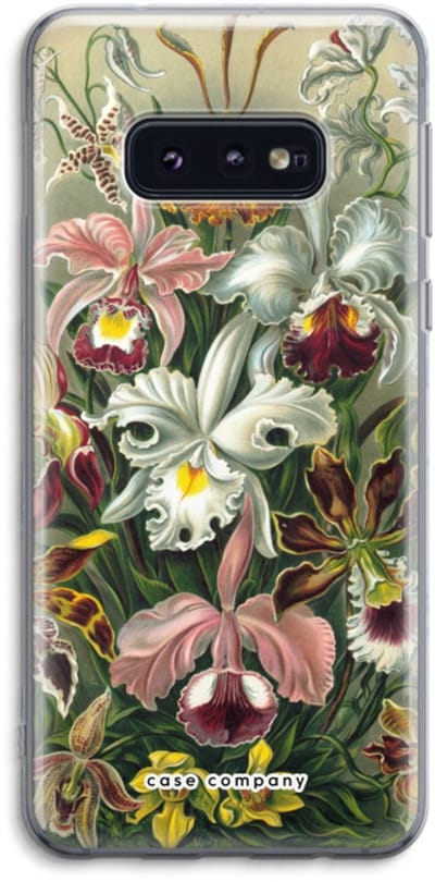 Case Company® - Hoesje geschikt voor Samsung Galaxy S10e hoesje - Haeckel Orchidae - Soft Cover Telefoonhoesje - Bescherming aan alle Kanten en Schermrand