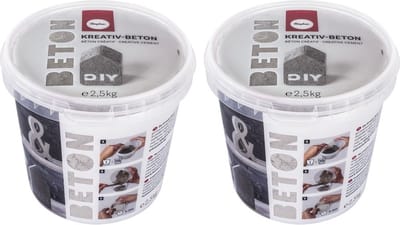 Rayher hobby Creatief beton/betongietpoeder - 5 kg - Cementpoeder - Hobby/knutsel materiaal