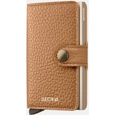Secrid Miniwallet pasjeshouder pebble cappucino