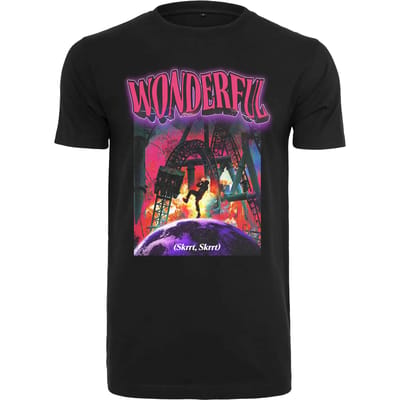 Mister Tee - Wonderful Heren T-shirt - XS - Zwart
