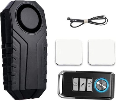 Fiets Alarm - Diefstal Alarm - Voertuig Beveiligen - 113dB Luid Alarm - IP55 Waterdicht - Zwart