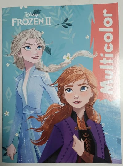 Multicolor kleurboek Disney Frozen II - Boekspecials - Elsa Anna Olaf - 32 blz met kleurplaten