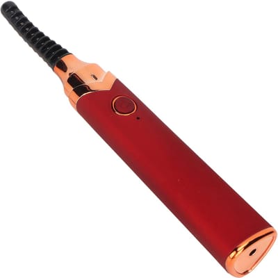 Verwarmde wimperkruller, oplaadbare elektrische wimperkruller voor een snelle en natuurlijke krul. red