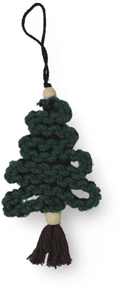 Kerstboom - Katoenkoord - Handgemaakt in ons Macramé Atelier - Prijs per Stuk - Inclusief Verzendkosten