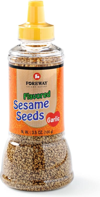 Foreway Garlic Sesame Seeds - sesamzaad met knoflook smaak - 100 gram
