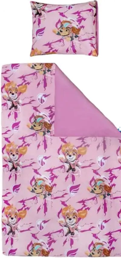 Nickelodeon Paw Patrol Mighty Movie Dekbedovertrekset Roze - 140x200 - 1 stuk. - Dekbedovertrek