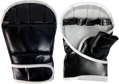 Vechtsport Handschoenen - Trainingshandschoenen Boksen - Intensieve Training - Halve Vinger Ontwerp - 20 x 14 cm - Meerkleurig