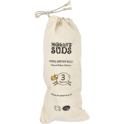 Molly'S Suds, Wol Droogballen, Pak van 3 white