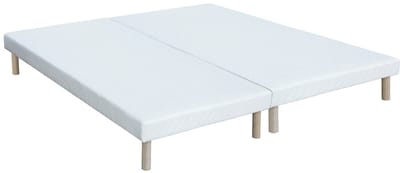 Vente-unique Set 180 x 200 cm boxspring + hybride pocketveringmatras 7 zones en traagschuim met gel dikte 28 cm - CIREVA van YSMÉE