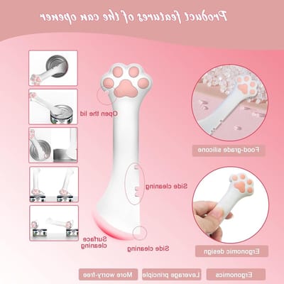 Multifunctionele Dierenaccessoires: Silicone Deksel en Lepel Set voor Kattenvoer, BPA-vrij en Wasbaar, Ideaal voor Huisdieren