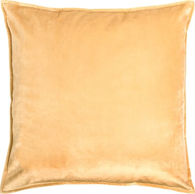 QUVIO Sierkussenhoes - Kussenhoes - Woonkamer - Sierkussenhoes 45x45cm - Sierkussenhoes beige - Kussenhoes - Sierkussenhoezen - Sierkussenhoes bank - Sierkussenhoes vierkant - Fluweel - Beige