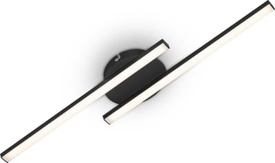 BRILONER - LED Plafondlamp - zwart - warm wit licht - 3.000K - 960Lm - 12 W
