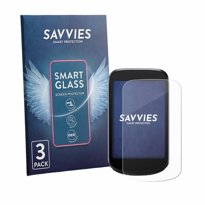 3 Stuks Savvies Screenprotector - geschikt voor iGPSPORT BSC500 - beschermfolie glas transparant