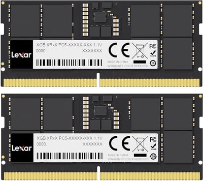 Lexar LD5S16G56C46ST-BGD - DDR5 - 32GB: 2 x16 GB - SODIMM - 5600 MHz
