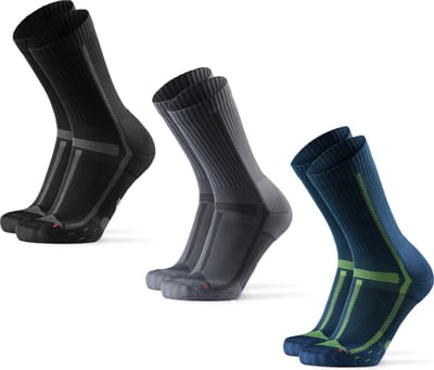 DANISH ENDURANCE Gedempte Hardloopsokken Lange Afstanden - Korte Sokken - Unisex - 3 paar - 43-47