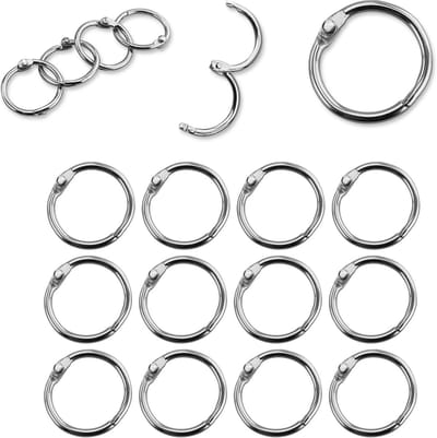 Binderringen Boekringen - Losse bladen ringen - Papier organiseren - Roestvrij metaal - 30 mm - Zilver