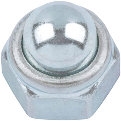 Wurth - DIN 986 staal 8 verzinkt - Zeskantdopmoer met klemdeel (niet-metalen inzetstuk) ISO 986 staal 8, verzinkt, blauw gepassiveerd (A2K) - x 500 st