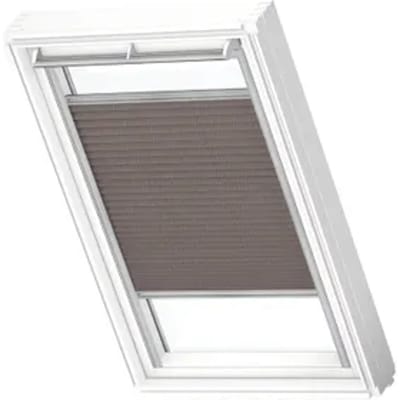 Velux Manueel Lichtdoorlatend Plisségordijn Fhl Ck02 1276s Stoffig Bruin