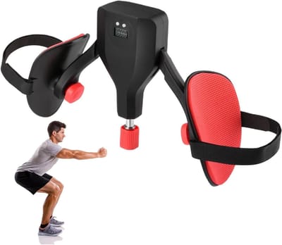 Dij trainer - Been trainer - Thuis sporten - Verstelbare weerstand - 35 kg - Zwart