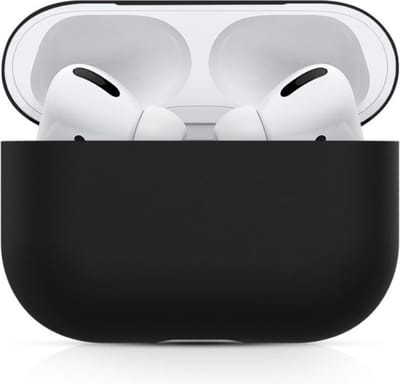 Hoesje -  Airpods Case Silicone - Airpods Pro Case - Airpods Hoes - Airpods Case Hoesje ~Zwart~ Black~