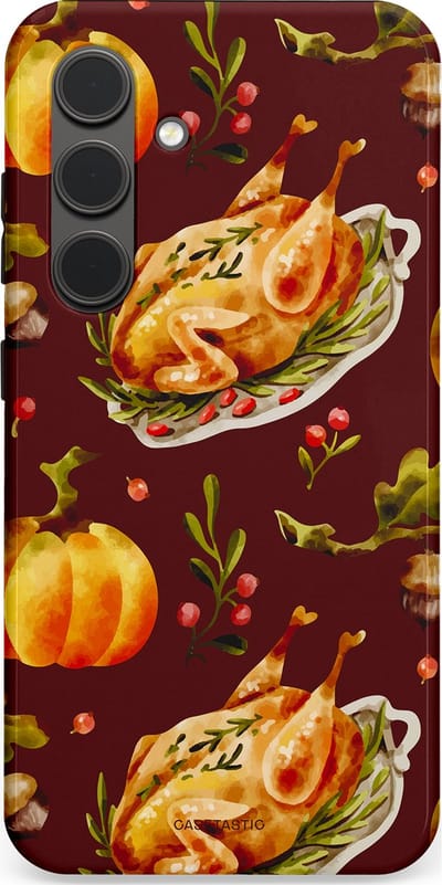 Casetastic Hoesje Geschikt voor Samsung S24 - Stijlvolle Beschermende Duo-layer Case - Overvloed