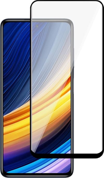 Screenprotector geschikt voor Xiaomi Poco X3 Pro - Beschermglas Full - Glas Screen Protector