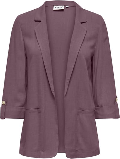 Only Blazer Onlsiesta 3/4 Open Lin Bl Blaze Tlr 15322274 Rose Brown Dames Maat - W34