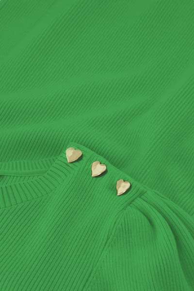Fabienne Chapot Lillian Short Sleeve Pullover Green Apple Maat: XS | Longsleeves Outlet | Dames | Groen