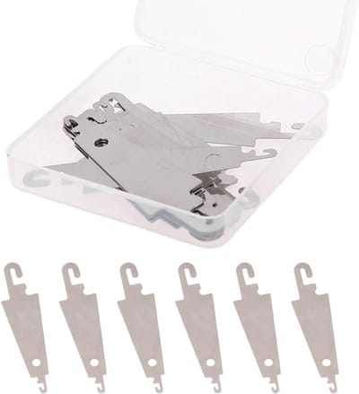 20Pcs Metalen Naald Threaders Borduurwerk Voor Cross Threading Gereedschap Voor Grote Oog Hand Diy Naaien Met Clear Doos Grote Eye Naald Threaders