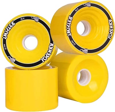 Skateboard Wielen - Cruiser Longboard - Straat Rijden - Happy Thane Formule - 75x56mm 82A - Zwart