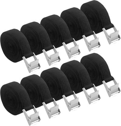 Spanbanden Set - Klembanden Met Slot - Bagage Vervoeren - Conform DIN EN 12195-2 - 25 mm x 4 m
