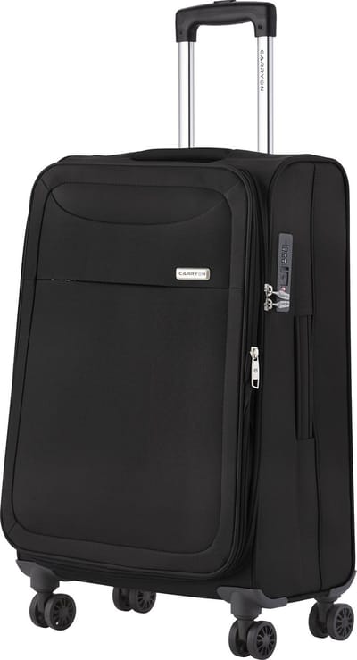 CarryOn Air Middenmaat Reiskoffer 66cm – 84 Liter Zachte Lichtgewicht Koffer - Expander - TSA-slot - Zwart