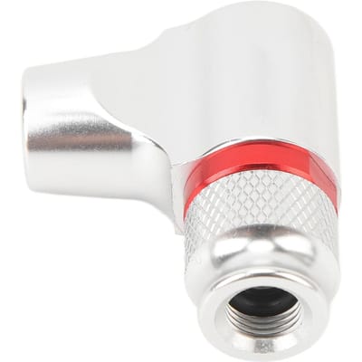 CO2 Fietspomp met Geïsoleerde Hoes Compatibel voor Presta Ventiel Amerikaans Ventiel voor UNF white
