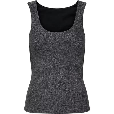 ONLYONLEA GLITTER S/L 2-WAYS TOP JRS DamesTop