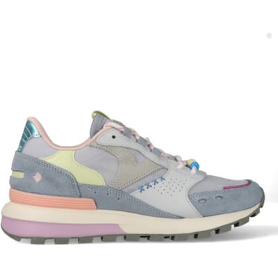Nylon en nubuck sneakers dames Victoria Luna