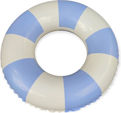 Zwemband - Opblaasband voor zwembad speelgoed - Blauw/Wit - Ø 70 cm