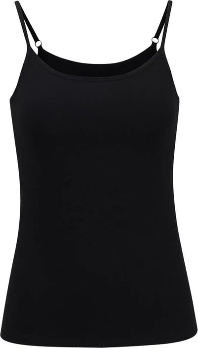 FALKE Daily Climate Control Outlast sneldrogend katoen top van onderlaag dames zwart - maat S