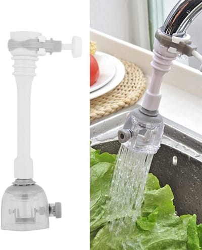 Allecto - Verstelbare Keuken Kraanverlenging met Waterbesparende
