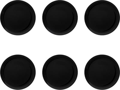Grote Zwarte Pizzaborden - 6 stuks - 32 cm