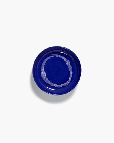 Serax - Ottolenghi Feast - Bord - Donkerblauw/Wit - 22 Ø - 2 stuks
