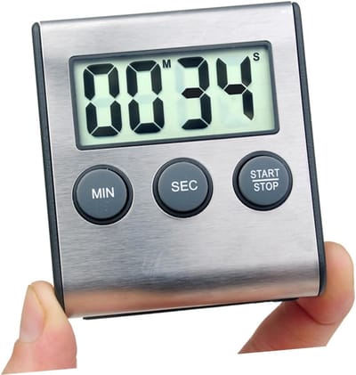 Digitale Keukenwekker - Aftelklok Stopwatch - Koken Bakken Sport - Groot LCD Scherm - 79 x 42 x 1 cm